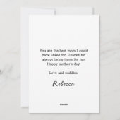 Cartes Pour Fêtes Annuelles Fête des mères si les mères étaient des fleurs pho (Dos)