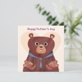 Cartes Pour Fêtes Annuelles Fête des pères (Debout devant)