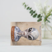 Cartes Pour Fêtes Annuelles Fête des pères Alien (Debout devant)
