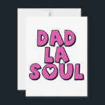 Cartes Pour Fêtes Annuelles Fête des pères Cadeau Papa La Soul Hip hop Rap<br><div class="desc">Un grand cadeau d'anniversaire ou de Noël pour les maris branchés des Pères funky et des super Pères</div>