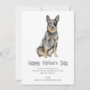 Cartes Pour Fêtes Annuelles Fête des pères de peinture de chien