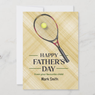 Cartes Pour Fêtes Annuelles Fête des pères de tennis