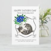 Cartes Pour Fêtes Annuelles Fête des pères Du Chat (Debout devant)