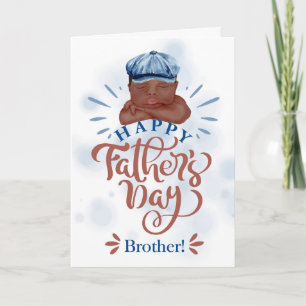 Cartes Pour Fêtes Annuelles Fête des Pères Frère Bébé garçon à peau brune