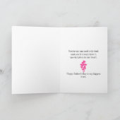 Cartes Pour Fêtes Annuelles Fête des pères moderne joyeuse Script photo person (Intérieur)