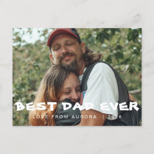 Cartes Pour Fêtes Annuelles Fête des pères moderne minimaliste joyeuse 1 Photo