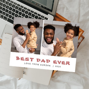 Cartes Pour Fêtes Annuelles Fête des pères moderne minimaliste joyeuse 1 Photo