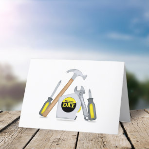 Cartes Pour Fêtes Annuelles Fête des pères Moderne Outils simples Whimsical