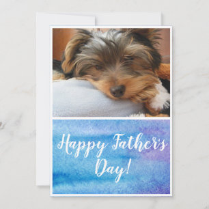 Cartes Pour Fêtes Annuelles Fête des pères photo pour animaux de compagnie ble