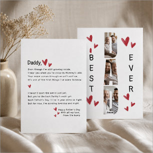 Cartes Pour Fêtes Annuelles Fête des Pères pour futur papa chéri