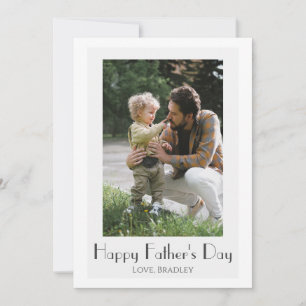 Cartes Pour Fêtes Annuelles Fête des pères simple et élégante Sweet One Photo