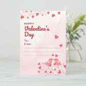 Cartes Pour Fêtes Annuelles fête des valentines (Debout devant)