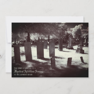 Cartes Pour Fêtes Annuelles Fête d'Halloween Cimetière vintage personnalisé
