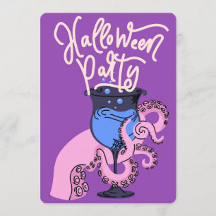 Cartes Pour Fêtes Annuelles Fête d'Halloween Potion Tentacule du Kraken