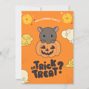 Cartes Pour Fêtes Annuelles Fête d'Halloween Trick Or Treat Tapier Citrouille