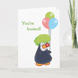Cartes Pour Fêtes Annuelles Fête du Pingouin
