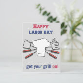 Cartes Pour Fêtes Annuelles Fête du travail (Debout devant)