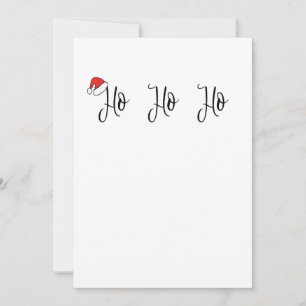 Cartes Pour Fêtes Annuelles Fête "Ho Ho Ho Ho" Fête de Noël