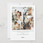 Cartes Pour Fêtes Annuelles Fête Noël Sage Green Bow Ribbon 5 Photo (Dos)