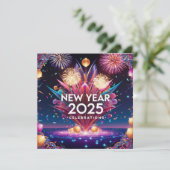 Cartes Pour Fêtes Annuelles Fête Nouvel An (Debout devant)