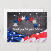 Cartes Pour Fêtes Annuelles Fête patriotique (Devant / Derrière)