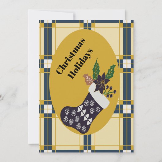 Cartes Pour Fêtes Annuelles Fêtes de Noël (Devant)