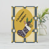 Cartes Pour Fêtes Annuelles Fêtes de Noël (Debout devant)