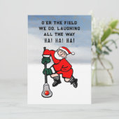 Cartes Pour Fêtes Annuelles Fêtes de Noël de crosse drôle (Debout devant)