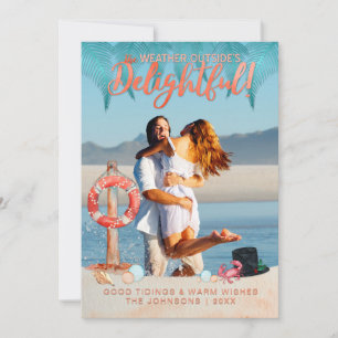 Cartes Pour Fêtes Annuelles Fêtes tropicales Noël en Floride Photo