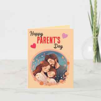 Cartes Pour Fêtes Annuelles "Fêtez-vous, maman et papa"