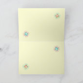 Cartes Pour Fêtes Annuelles Feu d'artifice du Nouvel An Flash en rouge (Intérieur)