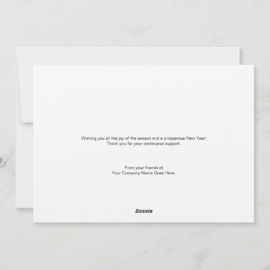 Cartes Pour Fêtes Annuelles Feuillage de Noël rustique Boho Joyeux jours férié (Dos)