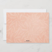 Cartes Pour Fêtes Annuelles Feuillage d'hiver rose pâle 5 photos Collage (Dos)