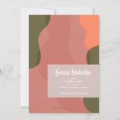 Cartes Pour Fêtes Annuelles Feuilles Automne Photo Annonces de naissance (Dos)