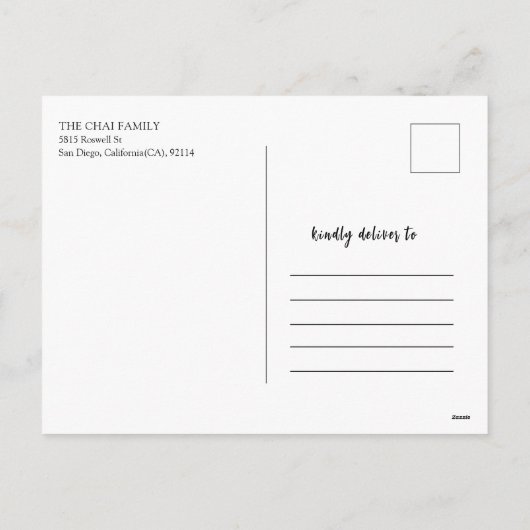 Cartes Pour Fêtes Annuelles Feux d'artifice rouge vif en fleurs Calligraphie c (Dos)