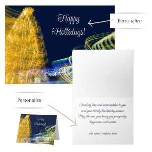 Cartes Pour Fêtes Annuelles Feux de Noël