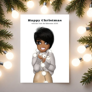 Cartes Pour Fêtes Annuelles Feux de Noël