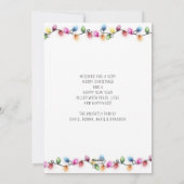 Cartes Pour Fêtes Annuelles Feux de Noël Joyeuses Fêtes 16 Photos (Dos)