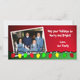 Cartes Pour Fêtes Annuelles Feux de Noël / Salutation photo