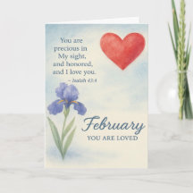 Février Amour avec Fleur Inspirationnelle