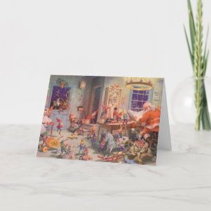 Cartes Pour Fêtes Annuelles Fiche atelier de Père Noël occupé