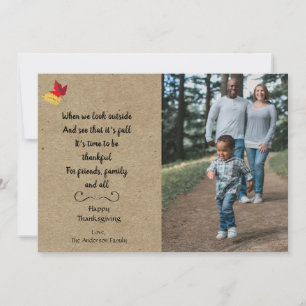 Cartes Pour Fêtes Annuelles Fiche photo Rustic Fall Bon thanksgiving