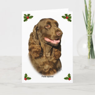 Cartes Pour Fêtes Annuelles Field Spaniel 9P018D-162