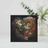 Cartes Pour Fêtes Annuelles Fierté du coeur (Debout devant)