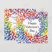 Cartes Pour Fêtes Annuelles Fierté générée par l'IA Saint-Valentin LGBTQ (Devant / Derrière)