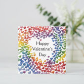 Cartes Pour Fêtes Annuelles Fierté générée par l'IA Saint-Valentin LGBTQ (Debout devant)