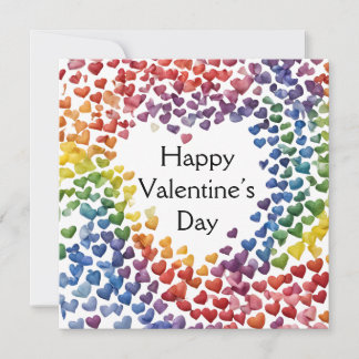 Cartes Pour Fêtes Annuelles Fierté générée par l'IA Saint-Valentin LGBTQ