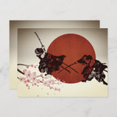 Cartes Pour Fêtes Annuelles Fight (Devant / Derrière)