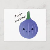 Cartes Pour Fêtes Annuelles figue Awesome Fig Pun (Devant)