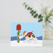 Cartes Pour Fêtes Annuelles Fil Fox Christmas Mail (Debout devant)